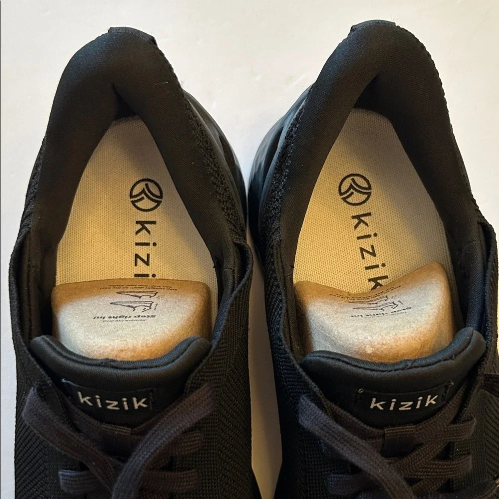 Kizik Athens Women's Black Sneakers Sz 11W‎ NWOT PRM